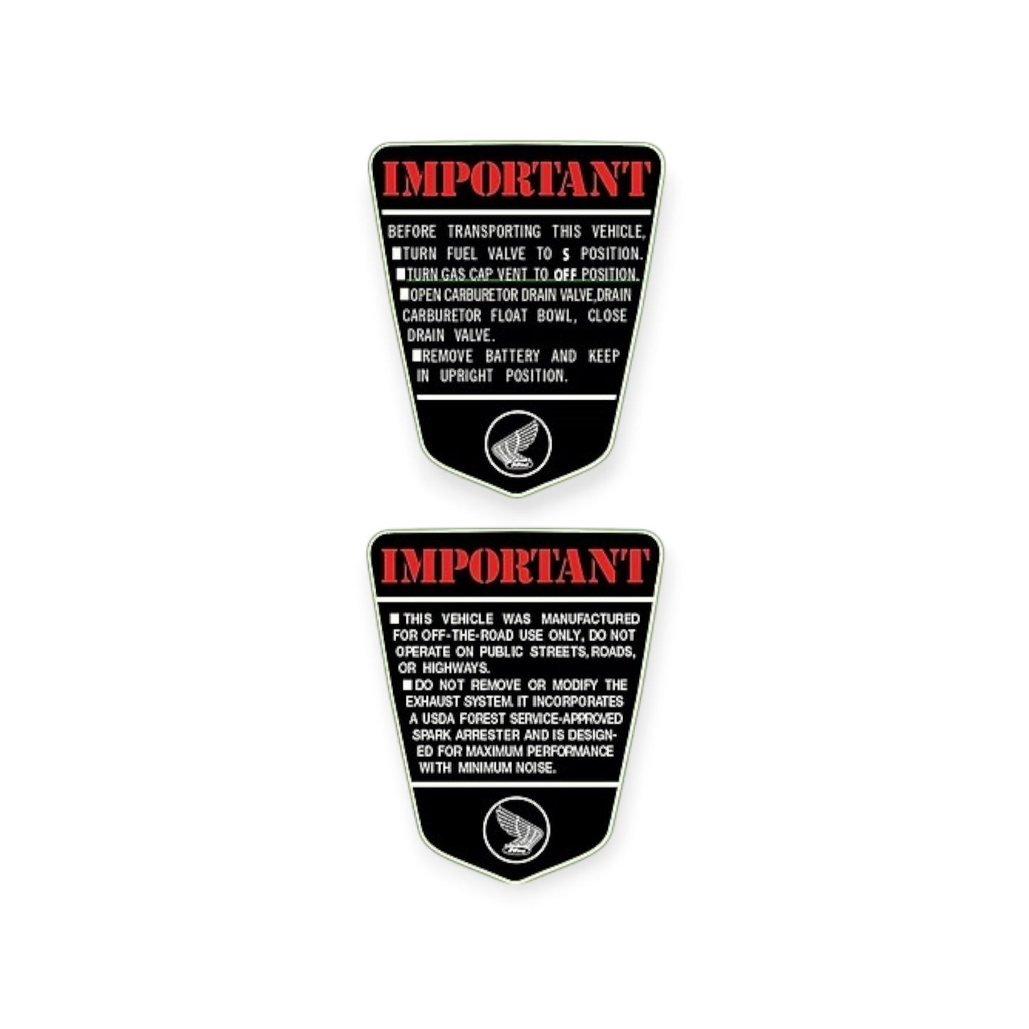 Honda CT70H Side Decal Set