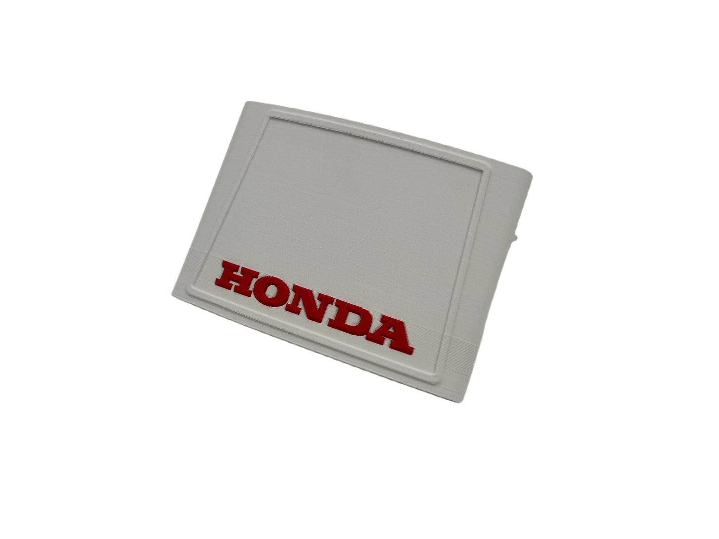 1978-1985 Honda ATC 70 3D Printed White and Red Front Number Plate