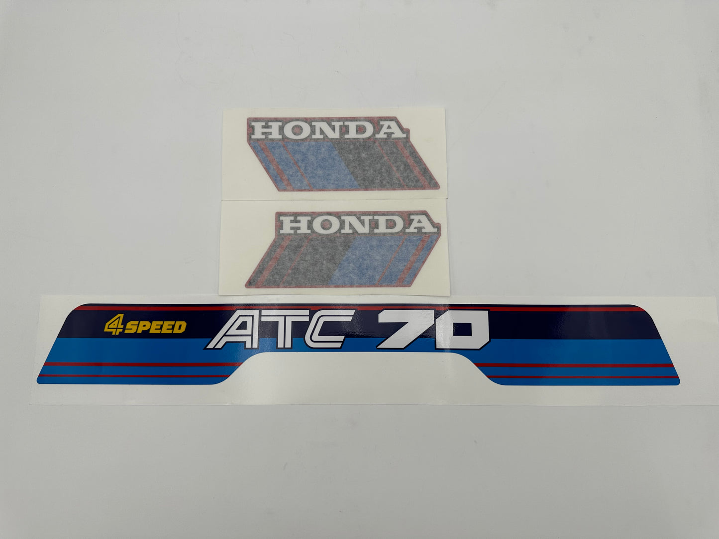 1985 Honda ATC70 Gas Tank and Rear Fender Decal Set