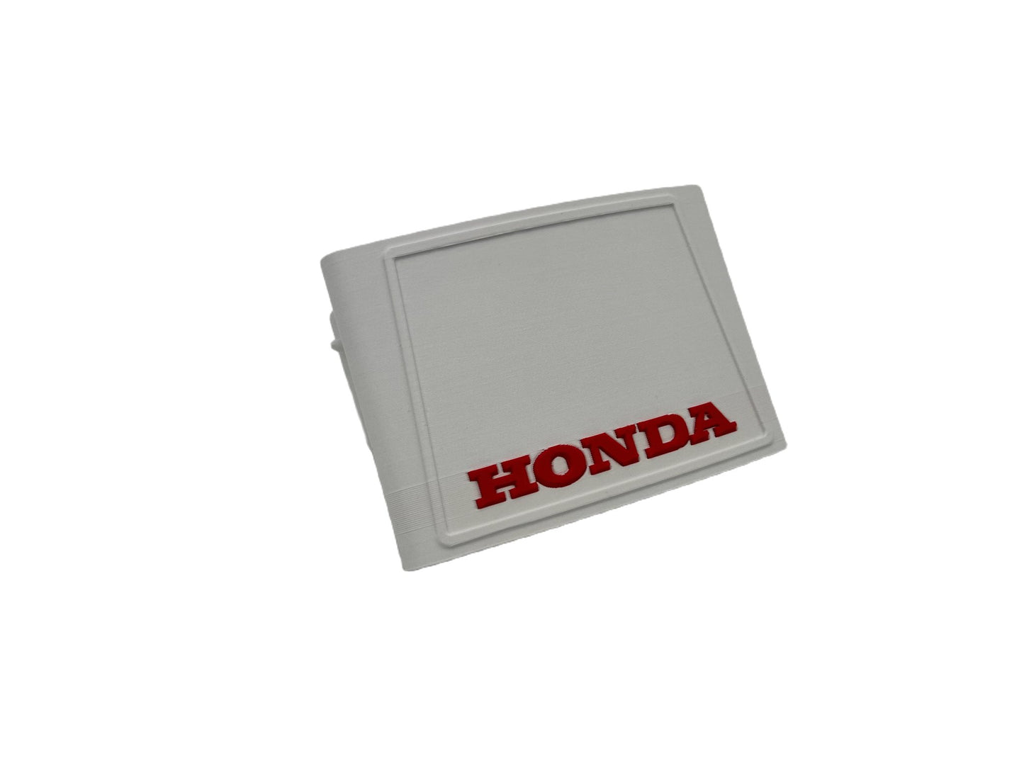 1978-1985 Honda ATC 70 3D Printed White and Red Front Number Plate