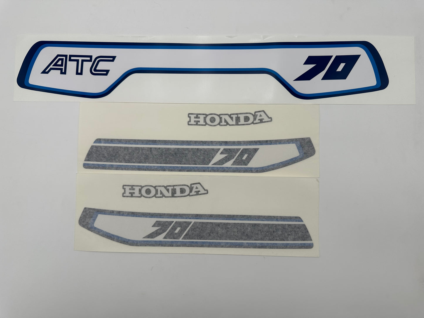 1981 Honda ATC70 Gas Tank and Rear Fender Decal Set