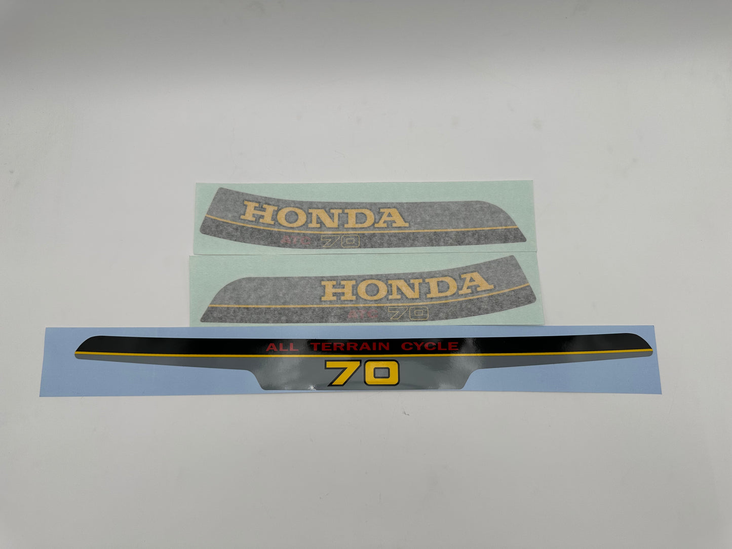 1980 Honda ATC70 Gas Tank and Rear Fender Decal Set