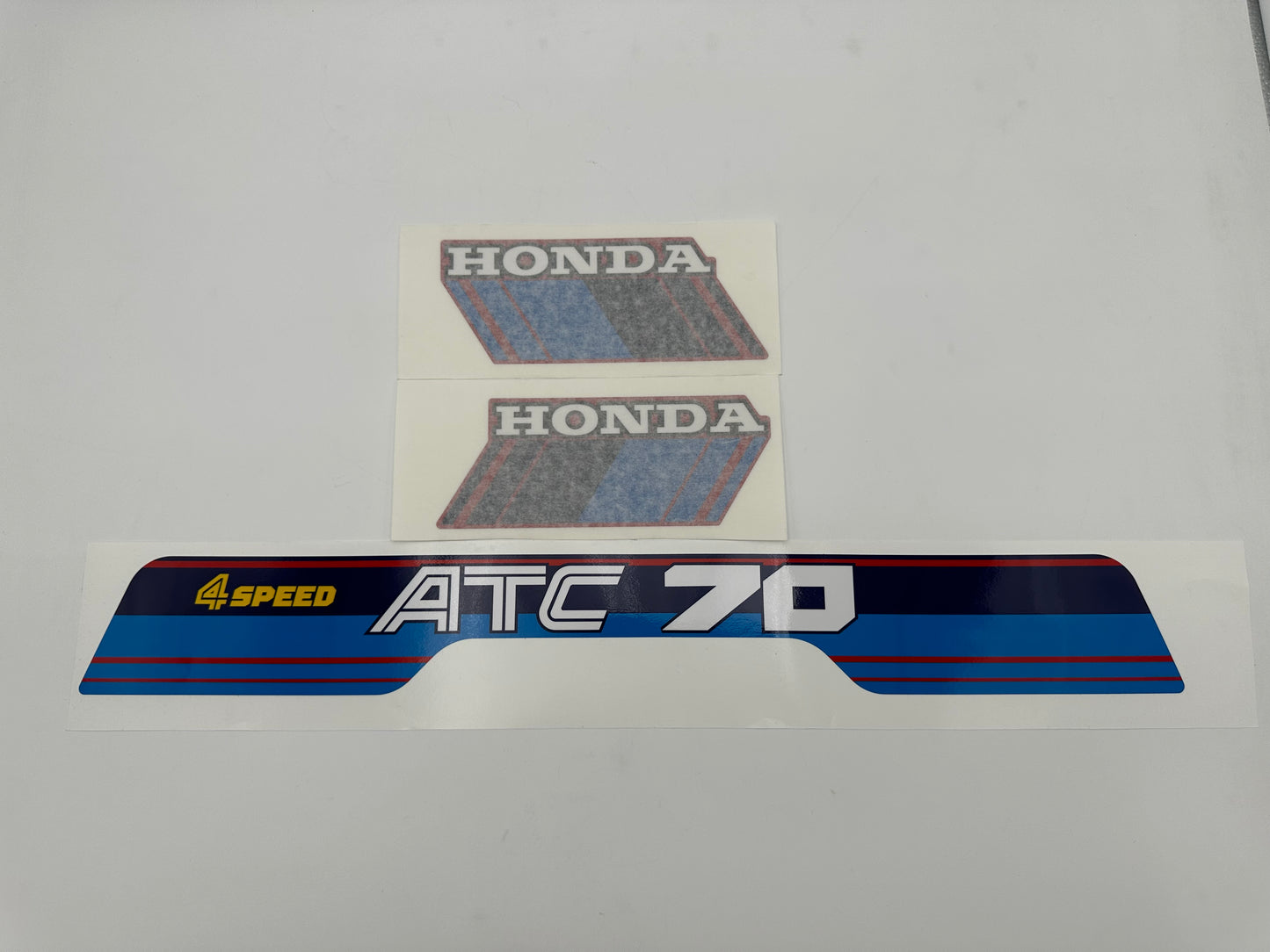 1985 Honda ATC70 Gas Tank and Rear Fender Decal Set