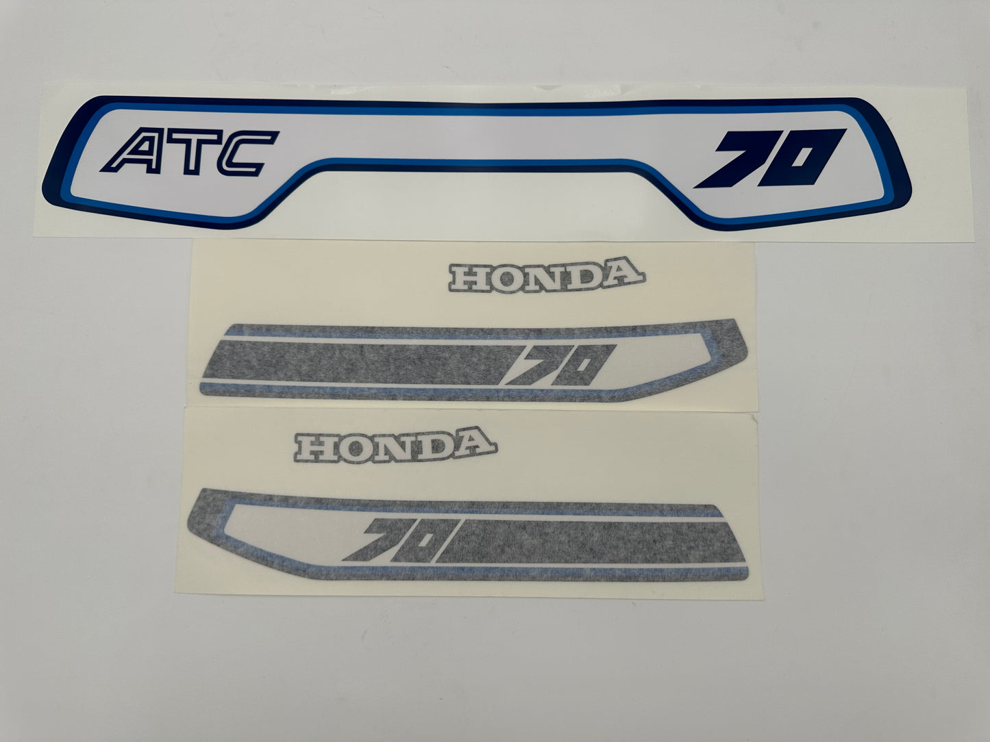 1981 Honda ATC70 Gas Tank and Rear Fender Decal Set