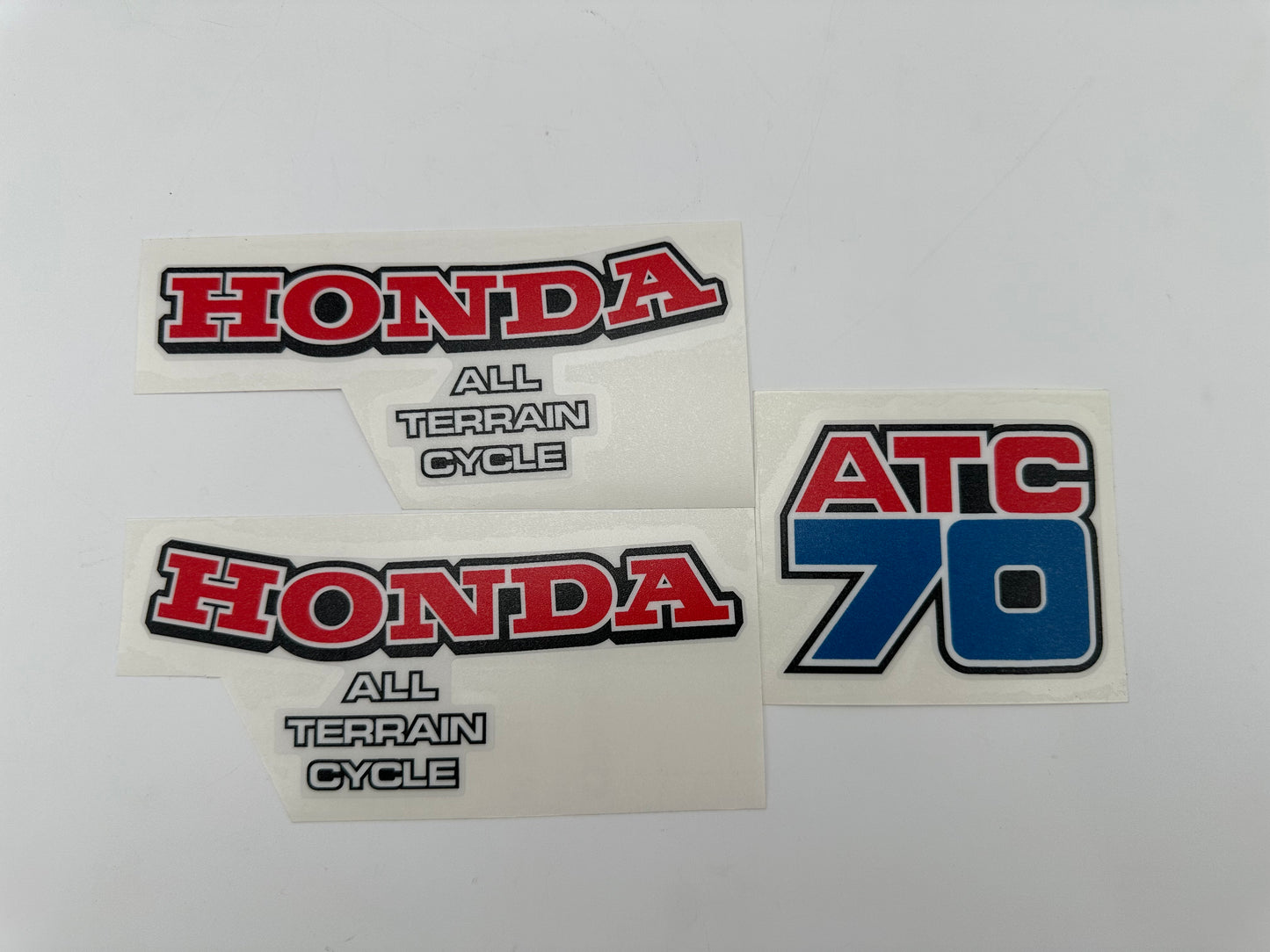 1979 Honda ATC70 Gas Tank and Rear Fender Decal Set