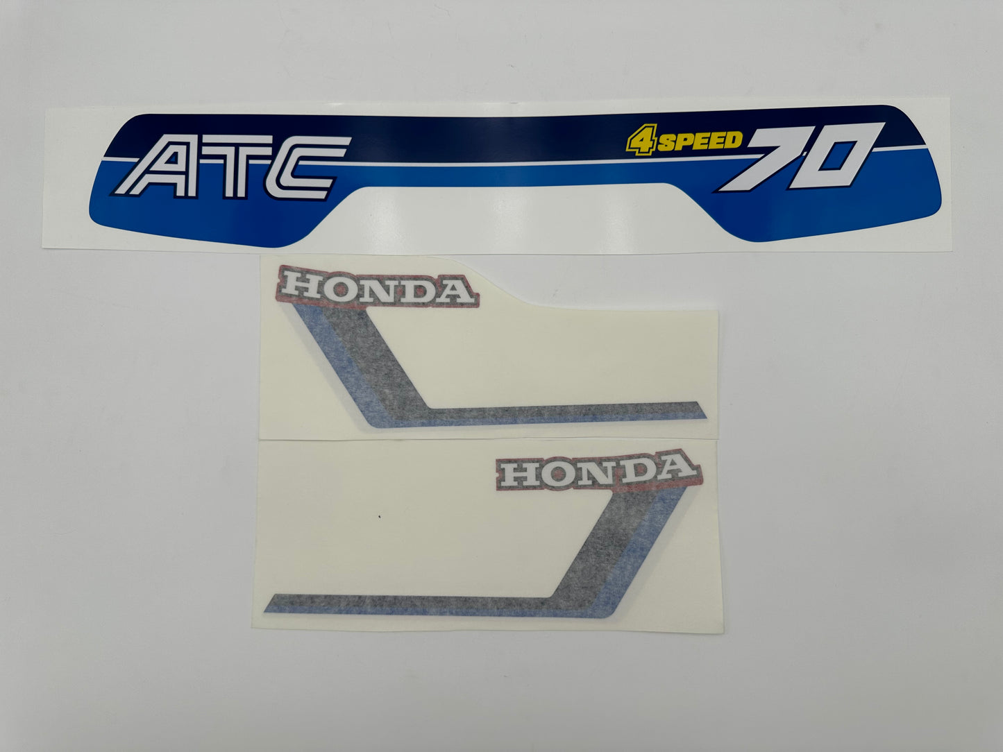 1983 Honda ATC70 Gas Tank and Rear Fender Decal Set