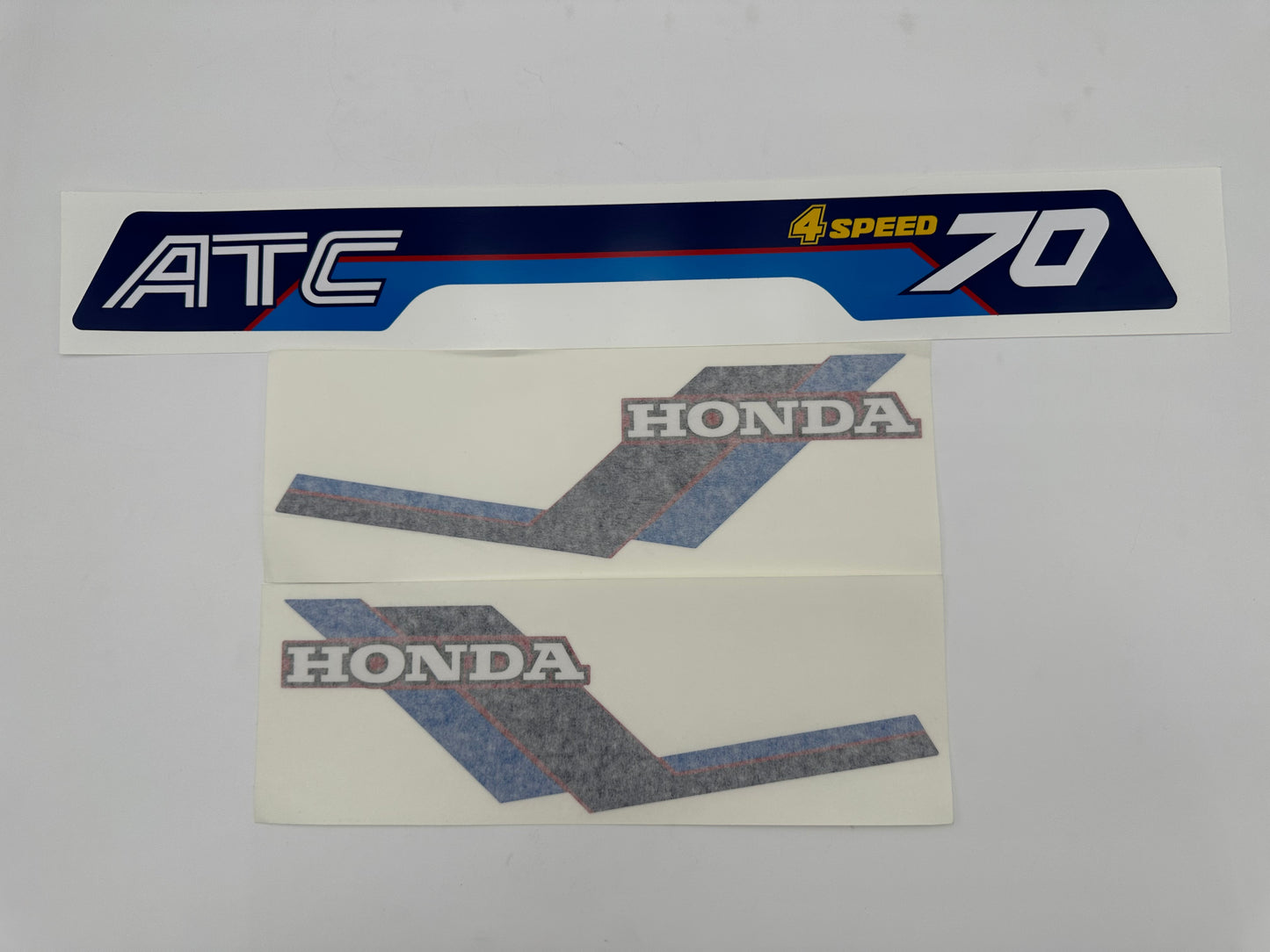 1984 Honda ATC70 Gas Tank and Rear Fender Decal Set