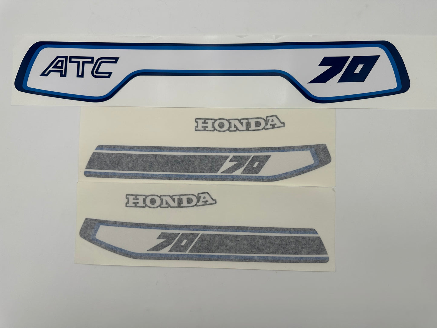 1981 Honda ATC70 Gas Tank and Rear Fender Decal Set