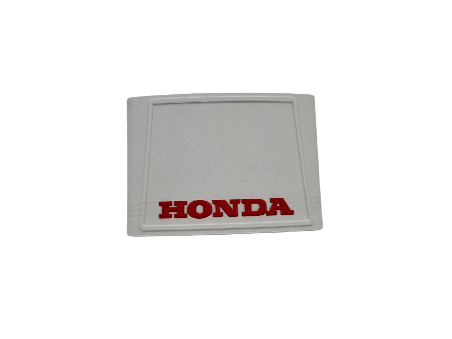 1978-1985 Honda ATC 70 3D Printed White and Red Front Number Plate