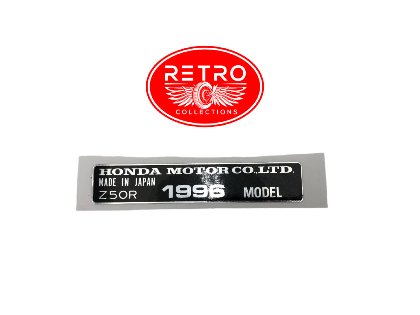 1996 Honda Z50R Frame Year Decal