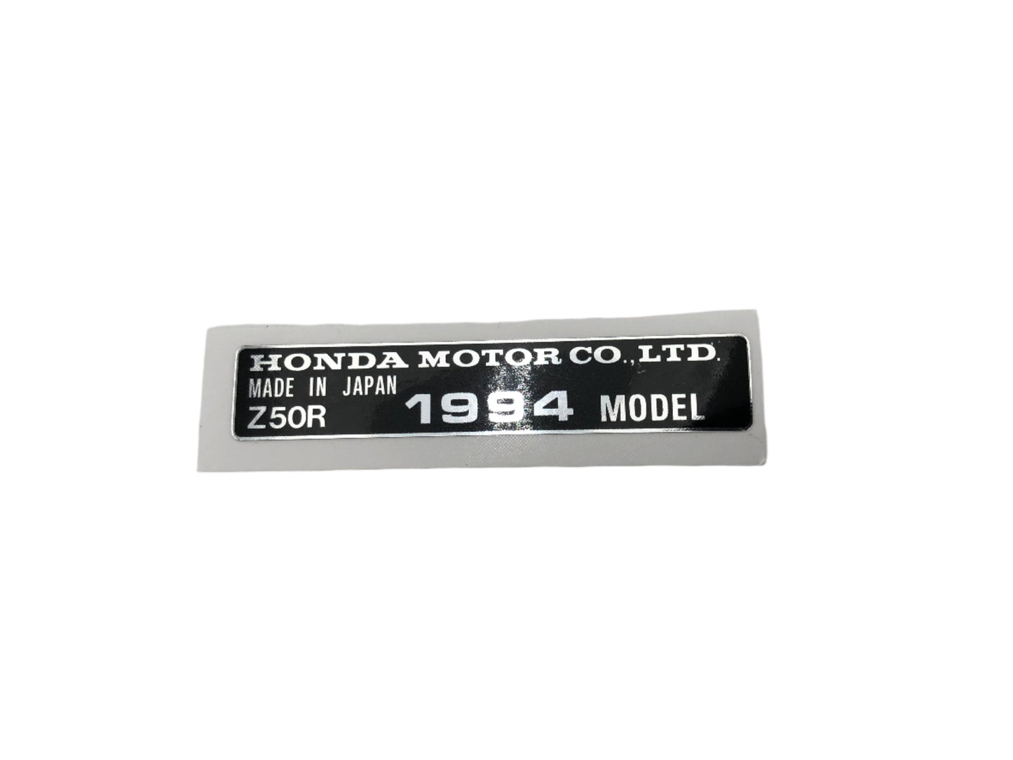 1994 Honda Z50R Frame Year Decal