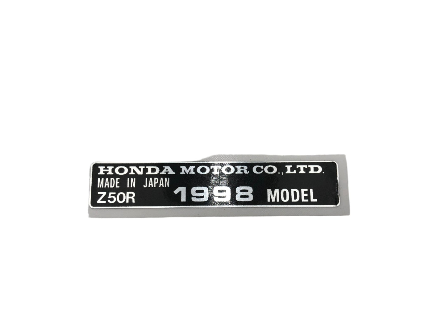 1998 Honda Z50R Frame Year Decal