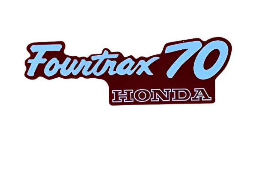 1987 Honda TRX70 FourTrax Front Fender Decal