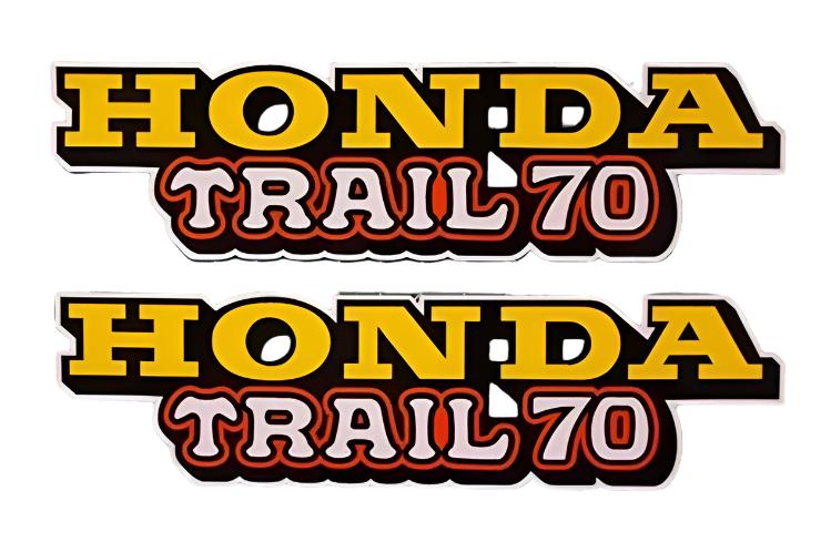 1973 Honda CT70 Frame Decal Set