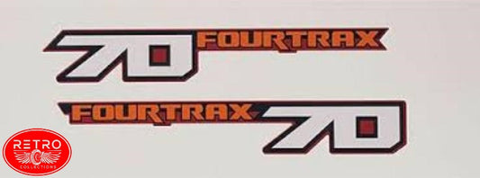 1986 Honda TRX70 FourTrax Side Decal Set